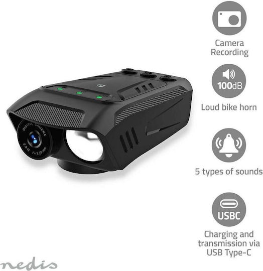 Nedis CCAM100BK Action Camera Full HD (1080p) Μαύρη