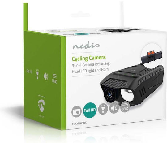 Nedis CCAM100BK Action Camera Full HD (1080p) Μαύρη