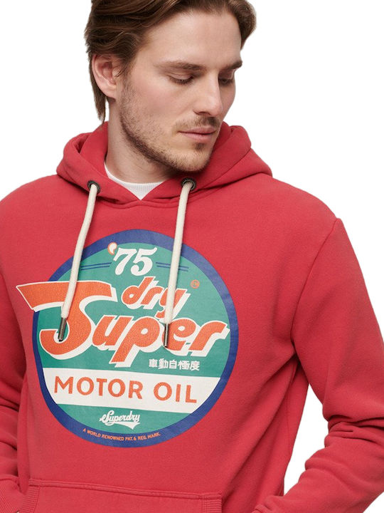 Superdry Gasoline Workwear Graphic Soda Pop Red