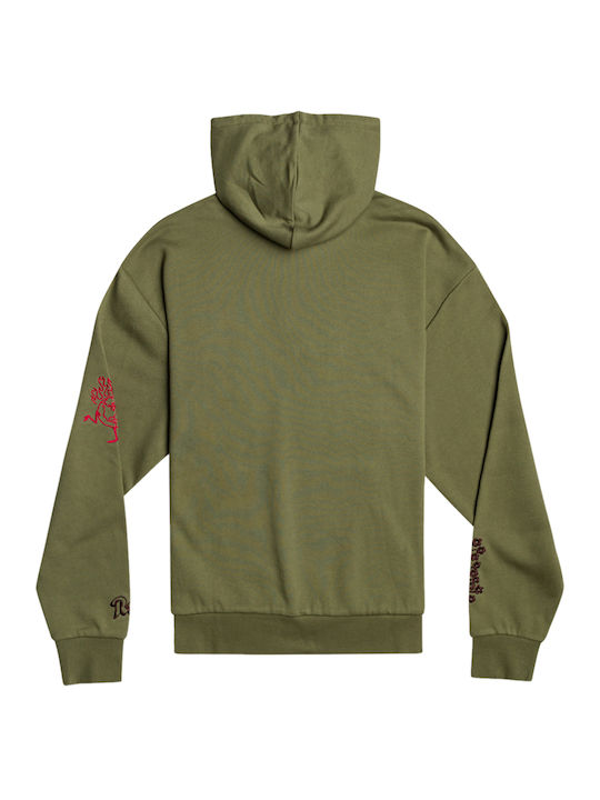 RVCA Men's Sweatshirt Jacket Green