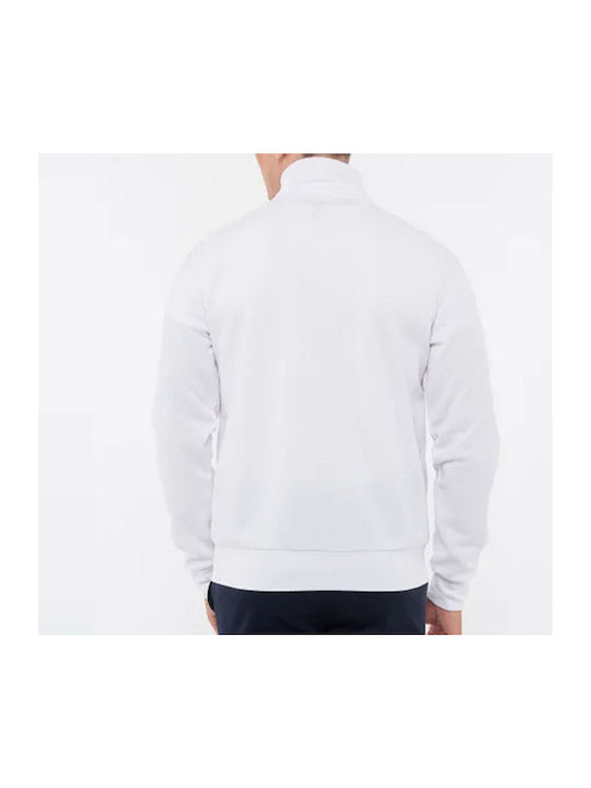 Legea Giacca Herren Sweatshirt mit Taschen Weiß