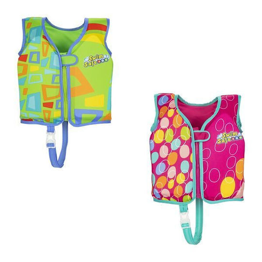 Swim Safe Aquastar Fabric Swim Vest M L Boy Green M L Bes-32177-b_1_51