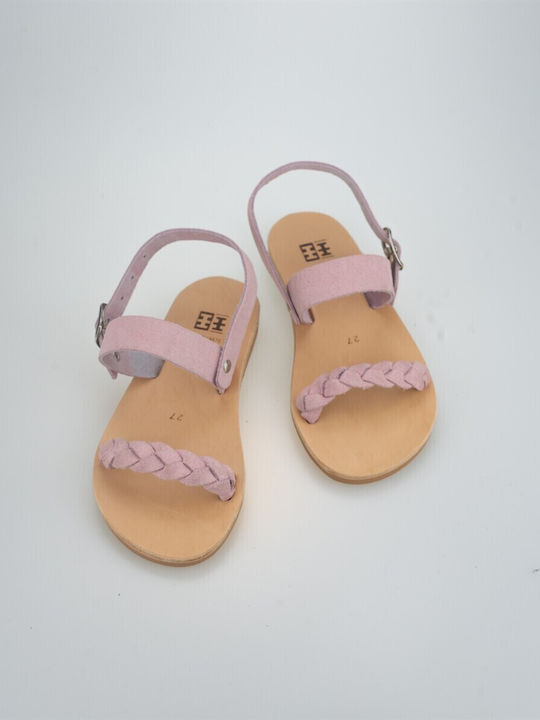 XX Kids' Sandals Pink Suede