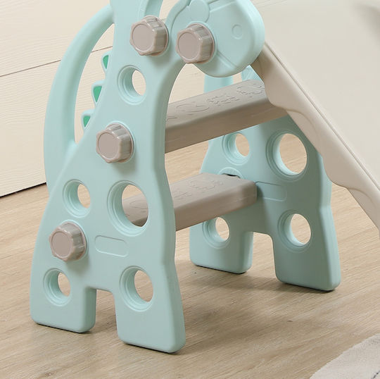 Plastic Slide Horse Basketball Green Undw65