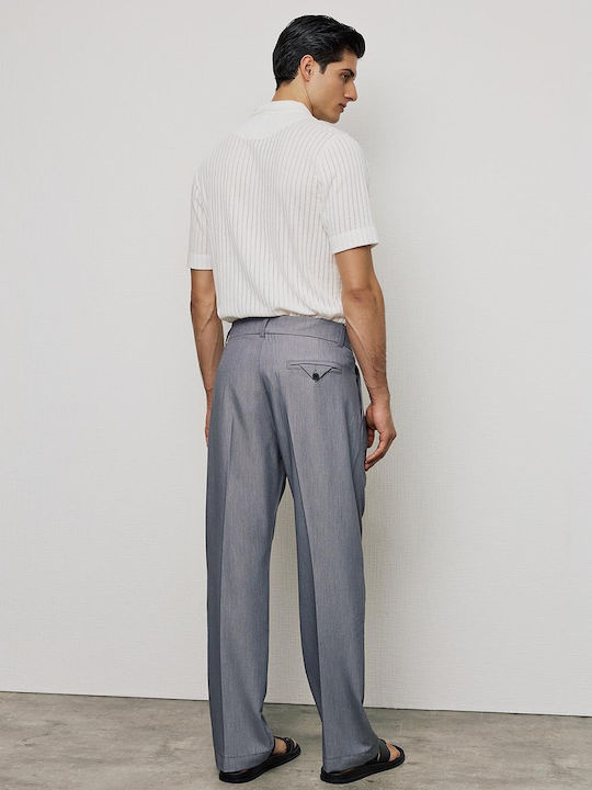 P/Coc Men's Trousers in Loose Fit Gray