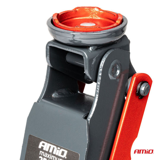 AMiO Hydraulic Carriage Jack with Lifting Capacity up to 37.5cm and Weight Capacity up to 2 Tons