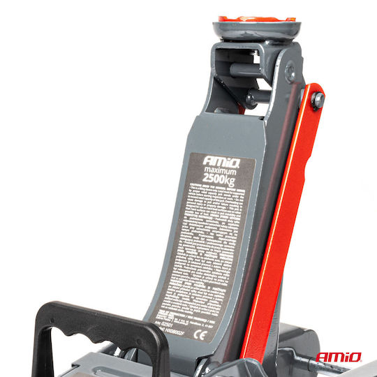AMiO Hydraulic Carriage Jack with Lifting Capacity up to 37.5cm and Weight Capacity up to 2 Tons