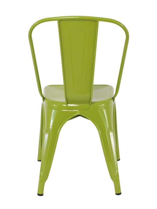 Καρέκλα Εξωτερικού Χώρου Μεταλλική Relix Lime 45x51x85εκ.