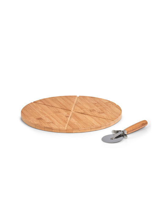Zeller Pizza-Servierplatte Hölzernes 2Stück