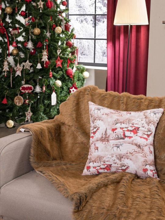 Teoran Weihnachtsdekorativer Kissenbezug Rechteckig 30x50cm