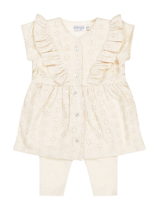 Dirkje Children's Dress Off white