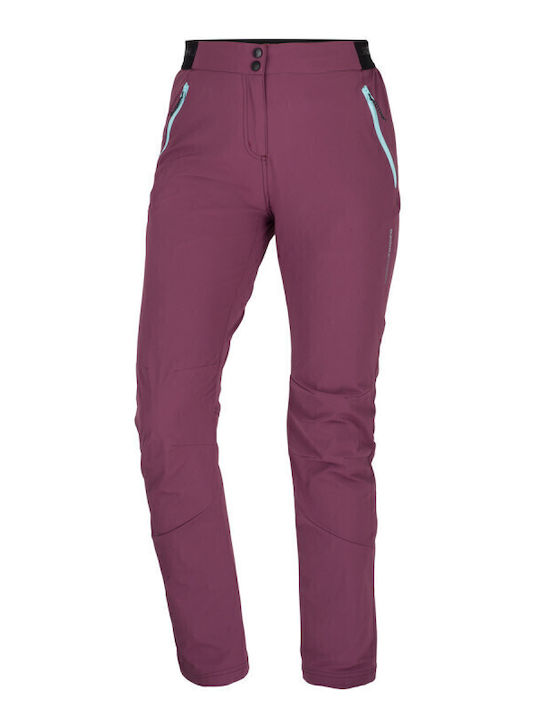 Northfinder Stretch Femei Lung Pantaloni de drumeție Violet