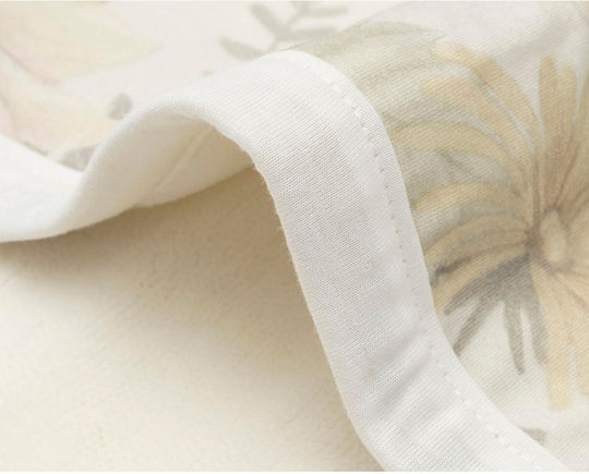 Jollein Decke Wickeltücher für Kinderzimmer Samt Beige 75x100cm