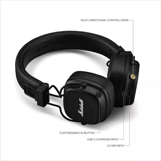 Marshall Major V Fără fir / Cu fir On Ear Căști cu Radio cu 100