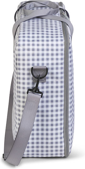 Saro Shoulder/Hand Diaper Bag Gray 50x3x18cm.