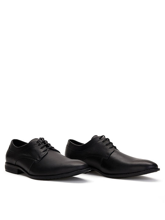 Greenstep Men's Leather Dress Shoes Black