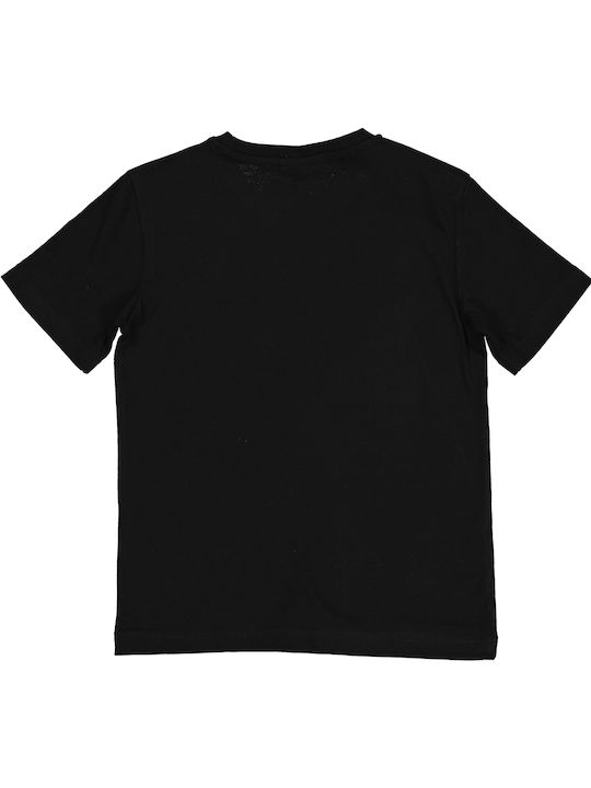 Mauli Kinder Shirt Kurzarm Schwarz