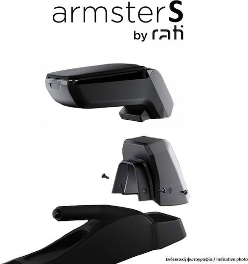 Rati Armster Car PU Armrest for Fiat Linea 2007-2015 Black