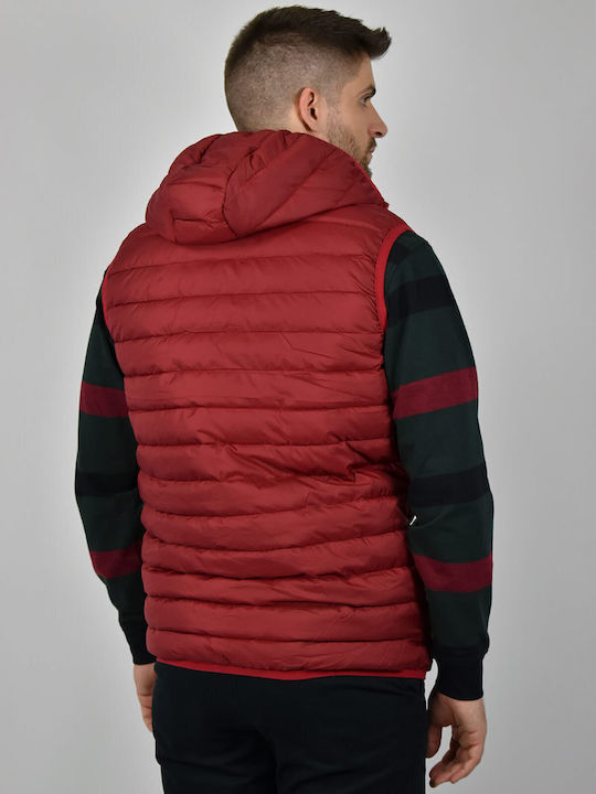 Sleeveless Jacket Red