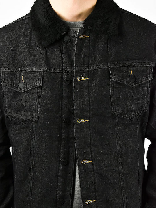 Denim Winter Jacket Black