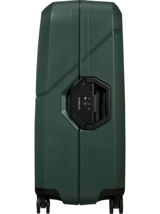 Samsonite MAGNUM Mittlerer Hartschalen-Reisekoffer Forestgrün mit 4 Rädern Höhe 69cm