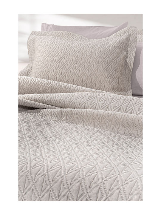 Guy Laroche Blanket 100% cotton Queen 245x260cm Oasis Linen