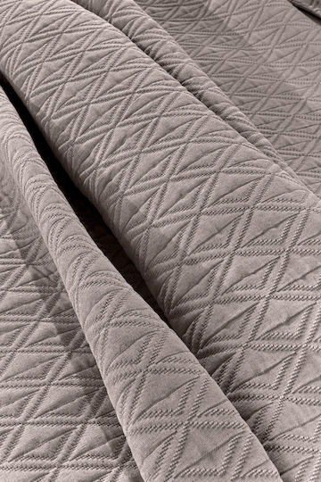 Guy Laroche Oasis Pique Double Blanket 245x260cm Wenge