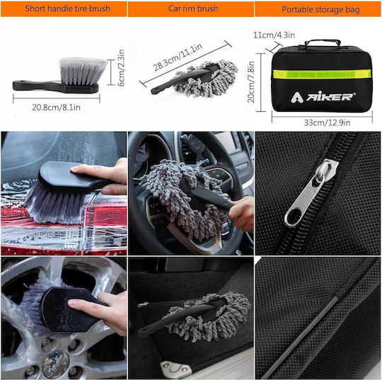 Washing Set for Interior Plastics - Dashboard Car 18pcs