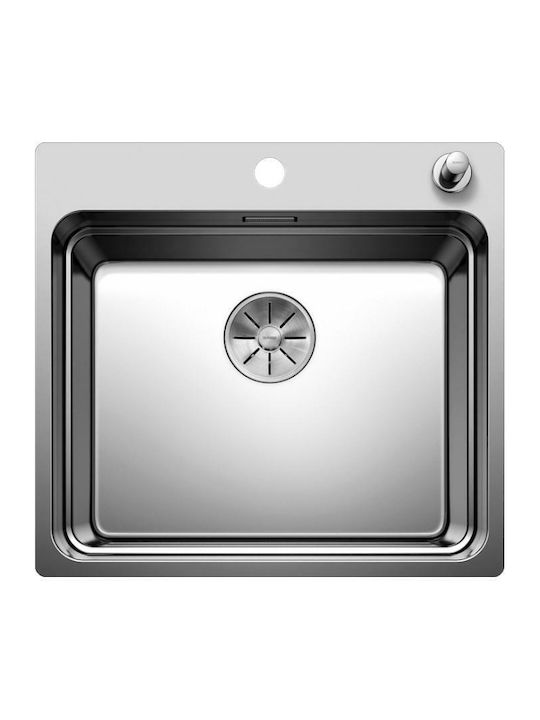Blanco Etagon 500-IF Ένθετος Νεροχύτης Inox Σατινέ Μ54xΠ50cm Ασημί