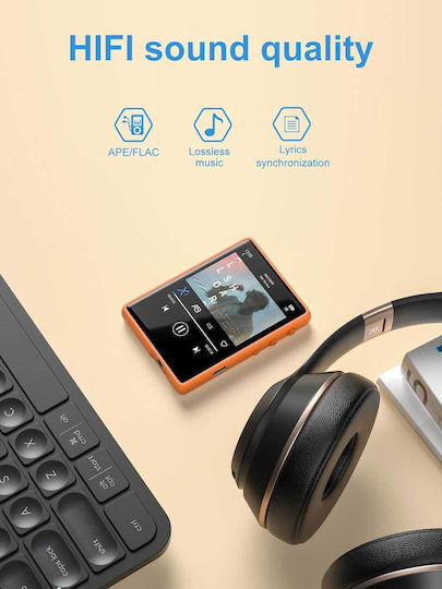 MECHEN M3 MP3 Player (32GB) cu ecran tactil TFT 2.4" Portocaliu