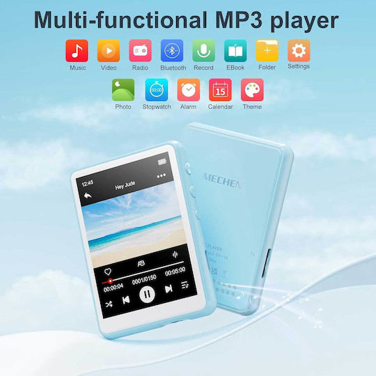 MECHEN M3 MP3 Player (64GB) with LCD / TFT Touch Screen 2.4" Coral