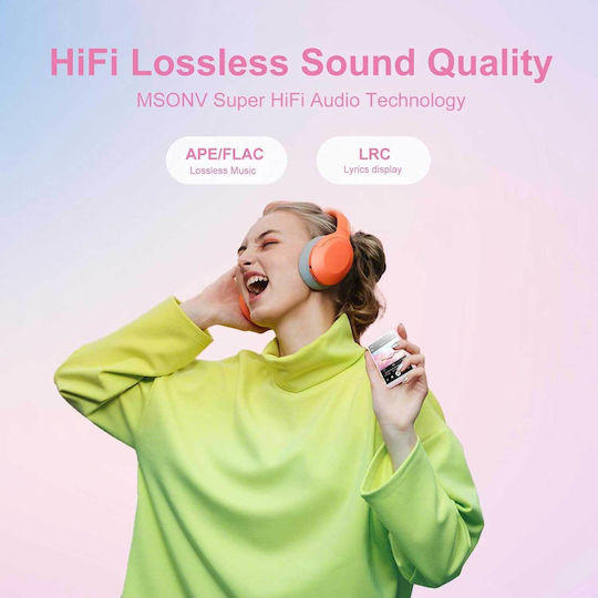 MECHEN M3 MP3 Player (64GB) with LCD / TFT Touch Screen 2.4" Pink