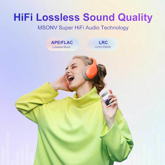 MECHEN M3 MP3 Player (64GB) με LCD / TFT Οθόνη Αφής 2.4" Κόκκινο