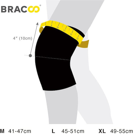 Bracoo Elastic Knee Brace with Pads 2pcs BKS91B