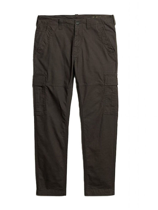D2 Ovin Core Trousers Cargo Elastic in Regular Fit Black