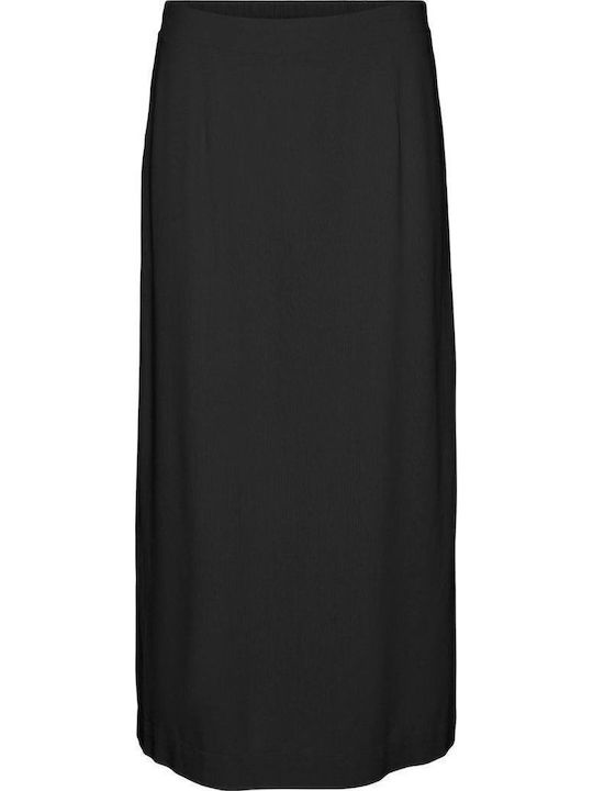 Mymilo Бельо С висока талия Midi Пола Black