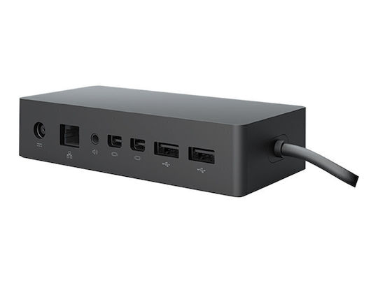 Microsoft Surface Dock Thunderbolt 4 Докинг станция с 4K Ethernet и свързване 2 монитора Черен