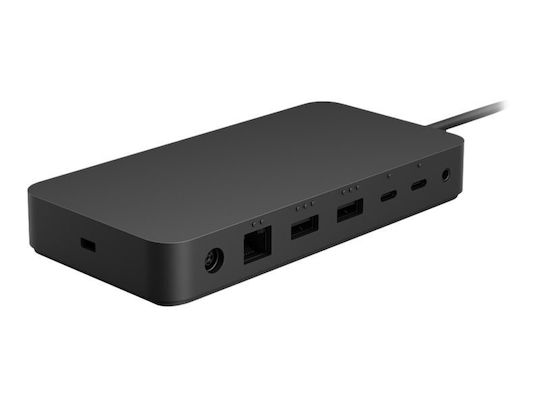 Microsoft Surface Dock Thunderbolt 4 Докинг станция с 4K Ethernet и свързване 2 монитора Черен
