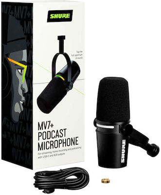 Shure Dynamisch Mikrofon Anhängend Stimme MV7+K