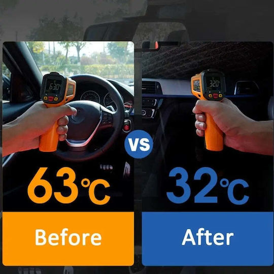 Internal Car Windshield Sunshade Umbrella 130x80cm