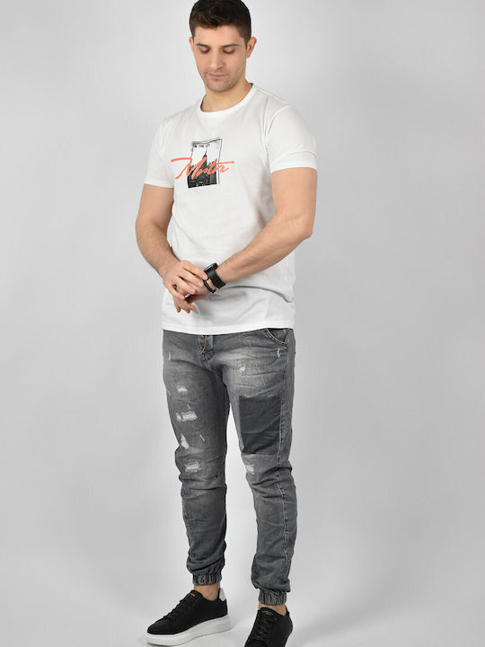 Profil Herren Jeanshose in Slim Fit Grey