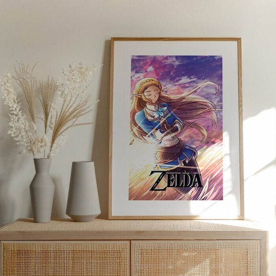 Walls Kids Wall Art Princess Zelda Framed 50x70cm