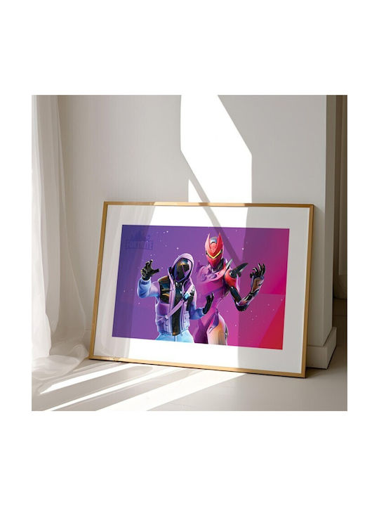 Walls Kids Wall Art Framed Danger Zone Fortnite 70x50cm