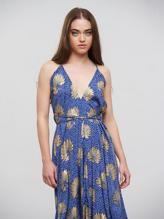 Ble Resort Collection Maxi Dress Blue