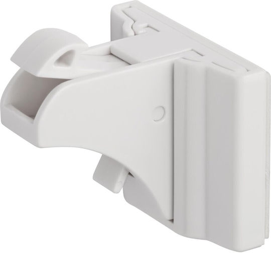 Abus Cabinet & Drawer Lock with Magnet made of Plastic in White Color 3pcs