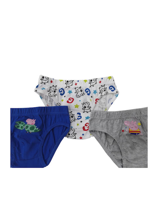 Peppa Pig Kids' Set with Briefs Blue 3pcs