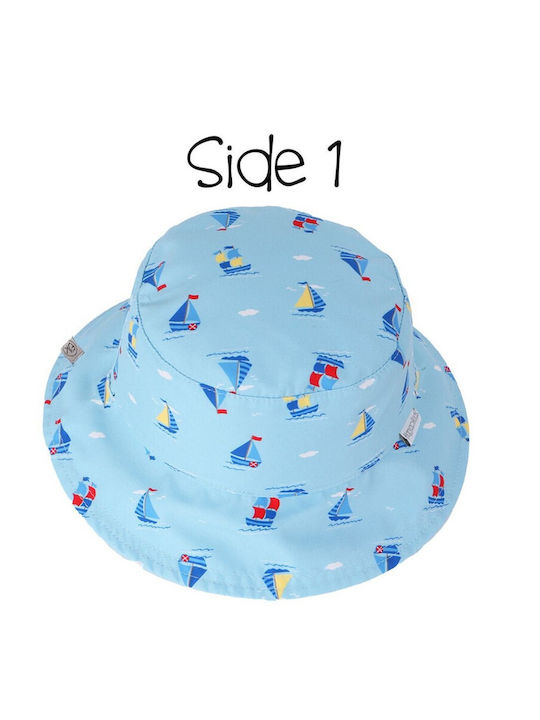 Flapjackkids Παιδικό Καπέλο Bucket Υφασμάτινο Αντηλιακό Γαλάζιο