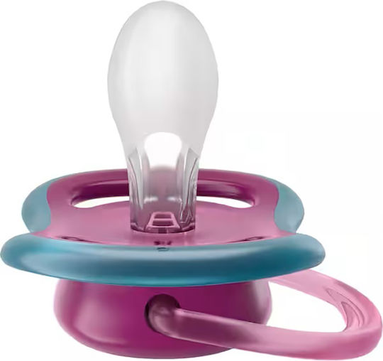 Philips Ultra Air Pacifiers Silicone with Case for 18+ months 2pcs