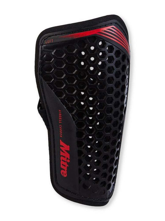 Mitre Aircell Carbon Slip 5S70004BH5 Επικαλαμίδες Ποδοσφαίρου Ενηλίκων Μαύρες