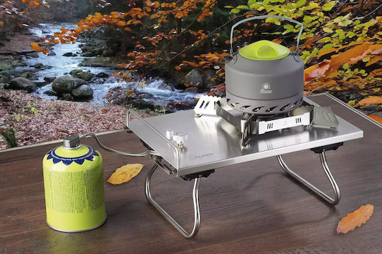 Meva Single Deluxe Camping-Kochgeschirr Gas Herd für Camping 36x25x20cm